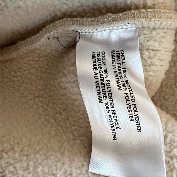 Quince full zip fleece jacket men’s size xl beige - Picture 5 of 9